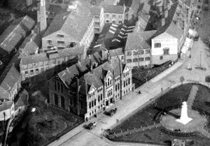 Bradford Place, aerial view, 1920s (Walsall LHC)