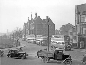 Bradford Place Bus Station, 1935. (Walsall LHC)